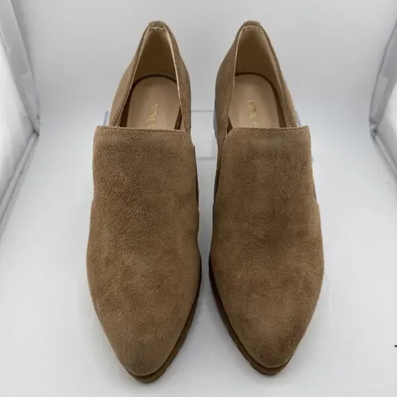 Nine West Women's Lightning Suede Loafers Natural Suede Size‎ 6 NWB - Picture 2 of 9
